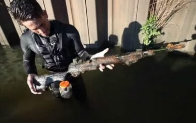 Video: Watch These Scuba Divers Find a Long-Lost Rifle in a Georgia River
