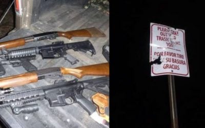 Washington Fish and Wildlife Officers Caught Three Sign Shooters Red-Handed