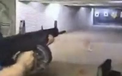 Watch This Full-Auto Shotgun Get Some Indoor Range Action