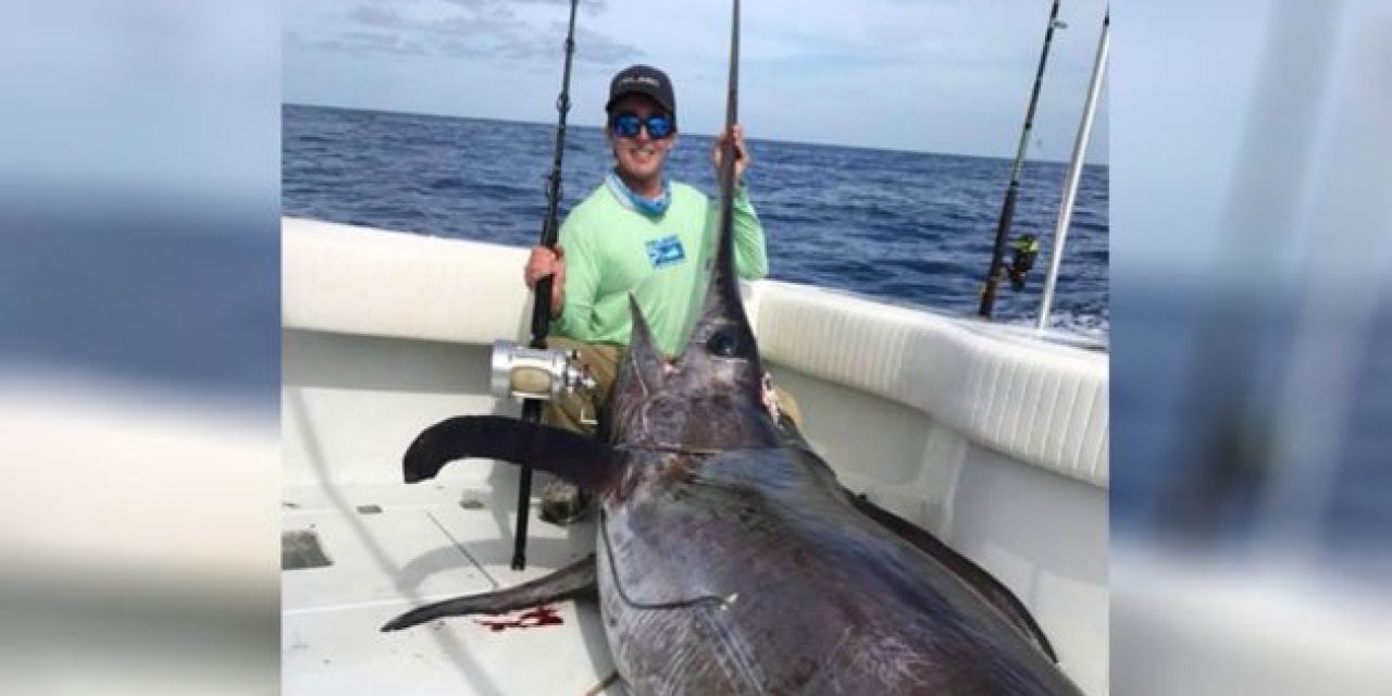 600-Pound Swordfish Caught of the Coast of Islamorada