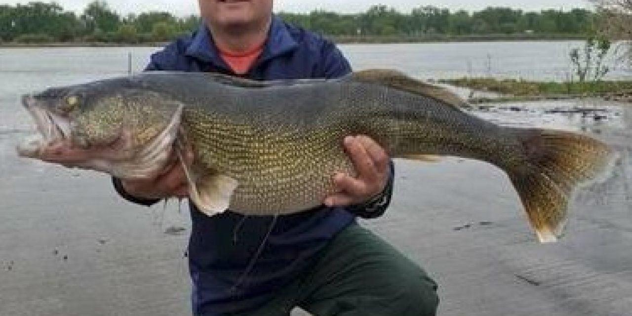 A Bismarck angler broke a 60-year-old fishing record.