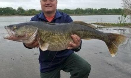 A Bismarck angler broke a 60-year-old fishing record.