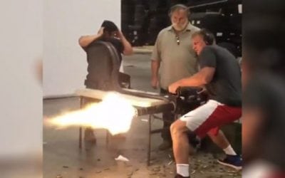 Rob Gronkowski of the New England Patriots Has a New Home Defense Gun
