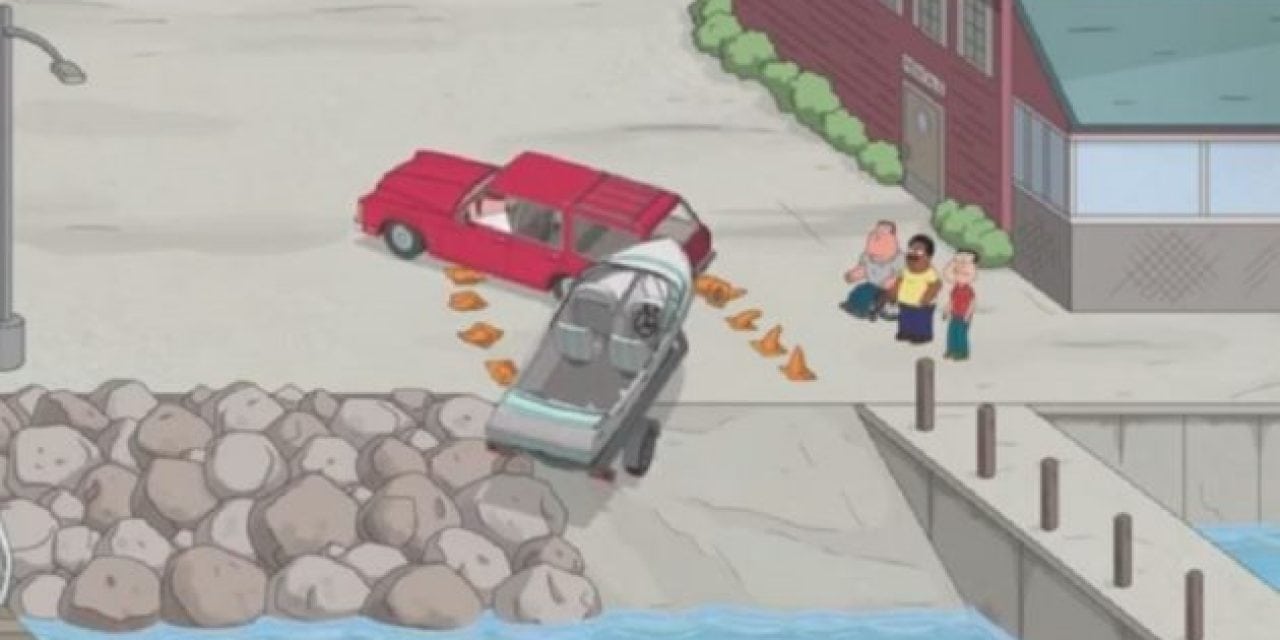 Video: ‘Family Guy’ Clip Hilariously Highlights Boat Launch Fail