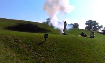 Video: Firing the 4-1/2-Inch Bronze Coehorn Mortar