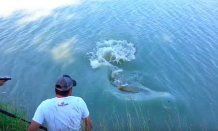 Well, This is One Way to Land a Big Alligator Gar in Texas