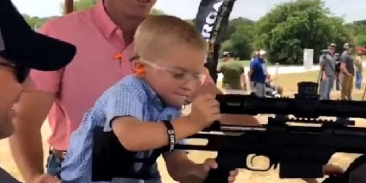 4-Year-Old Boy Shoots Rifle Like a Boss