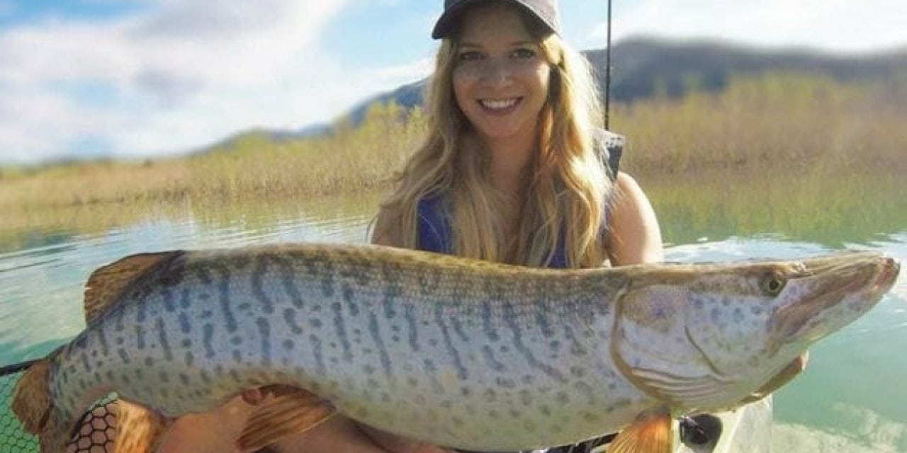 Pics: Erin Howard Lands a Memorable Tiger Muskie From Her Kayak