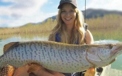 Pics: Erin Howard Lands a Memorable Tiger Muskie From Her Kayak