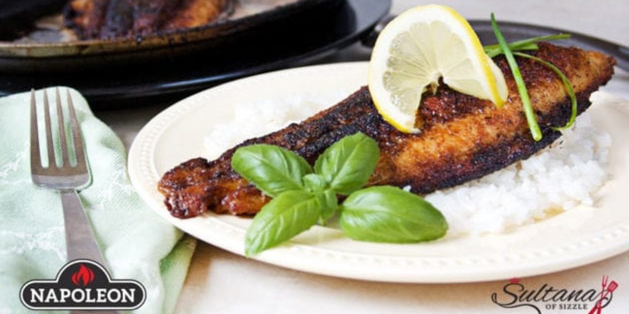 Streamside Recipe: Blackened Catfish on a Portable Grill