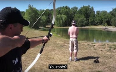 Video: How Hard Do Those Arrows Hit During Archery Tag?