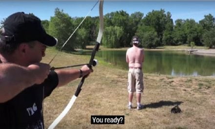 Video: How Hard Do Those Arrows Hit During Archery Tag?