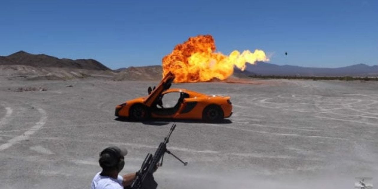 Can This Guy Shoot a .50-Cal Through a $250,000 Sports Car Without Damaging It?