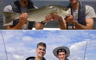 Father & Son Enjoy the Chesapeake Bay – July 4th