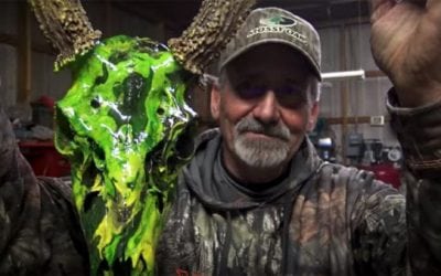 How to Hydro Dip a European Mount Deer Skull