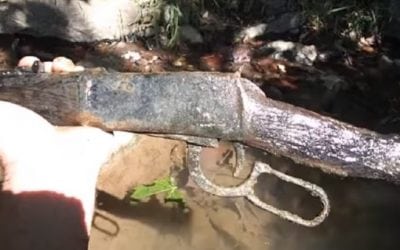 Remember When This Guy Found a Lever-Action Rifle in a River?
