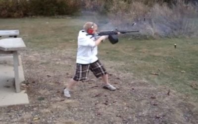 This Kid Definitely Isn’t Scared of a Little Recoil