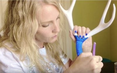 Turn a Plain Set of Antler Sheds Into a Patriotic Masterpiece