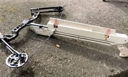 Video: Joerg Sprave Builds ‘From Dusk Till Dawn’s’ Pump-Action Crossbow in Real Life!