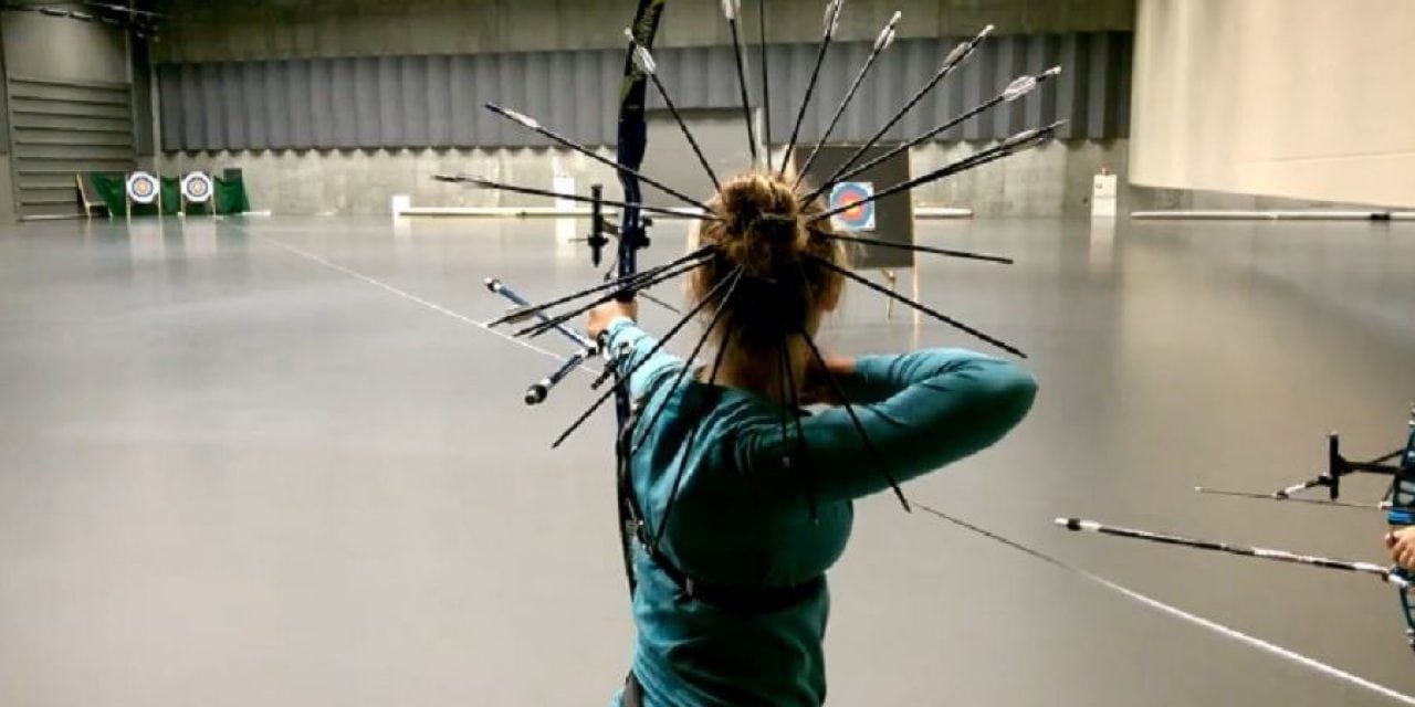 Video: This Girl Keeps Arrows in Her Hair