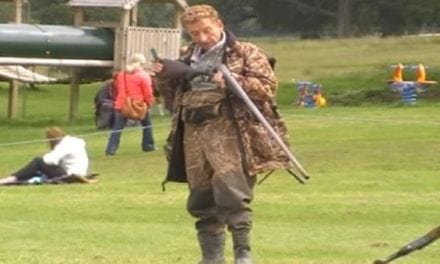 Video: Vintage 8-Bore Shotgun Fired at County Fair