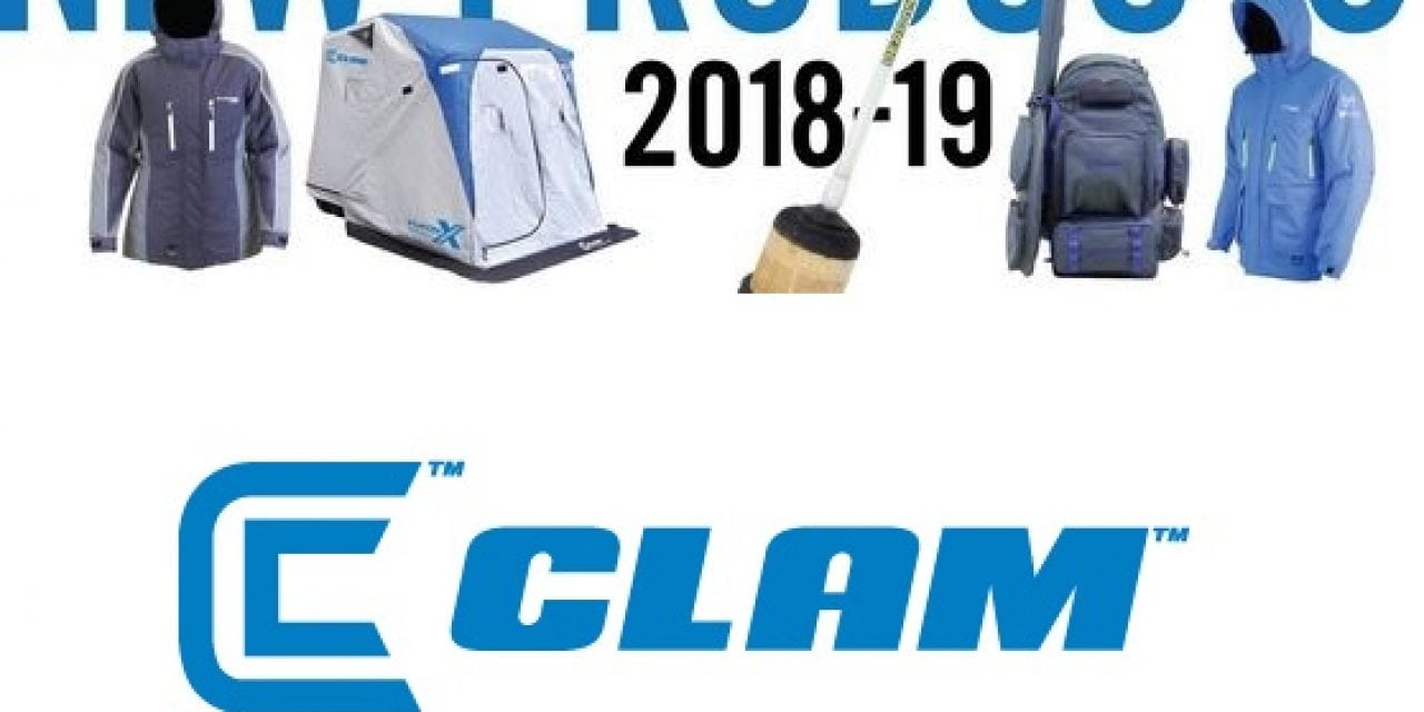 Clam Outdoors Launches New 2018-19 Ice Fishing Products!