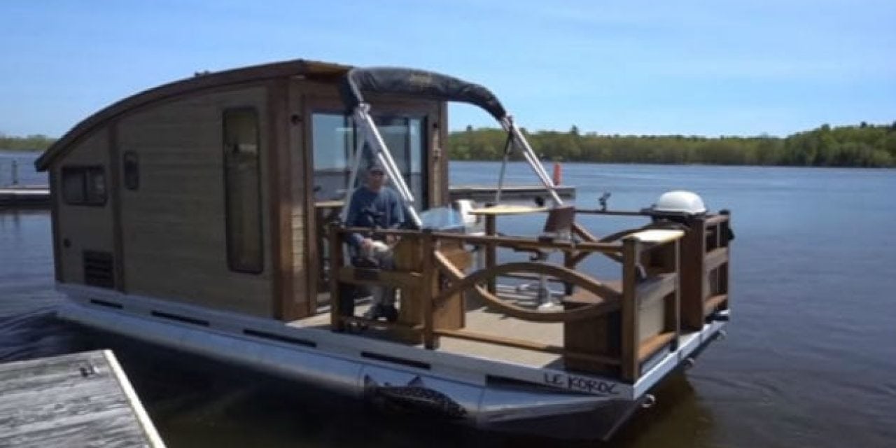 You Have to See This Amazing Tiny House Boat