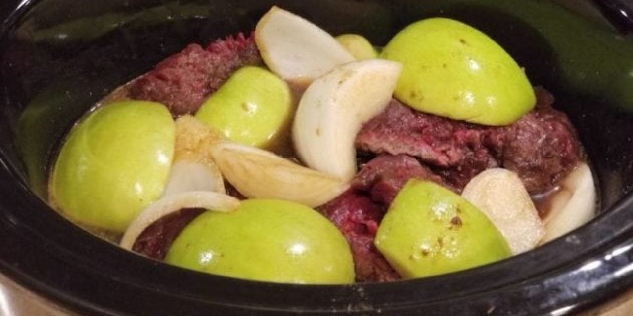 It Will Taste Like Fall With This Slow Cooker Apple Venison Tenderloin Recipe