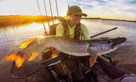 Kristine Fischer Lands a Personal Best Pike From the Kayak