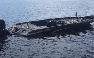 Pics: Fire Engulfs Bass Pro’s Ranger Boat