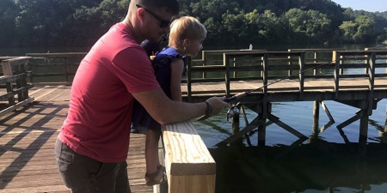 USA, UAW Host Youth Fishing Event to Dedicate Piers at Wolftever Creek Boat Ramp on Chickamauga Lake