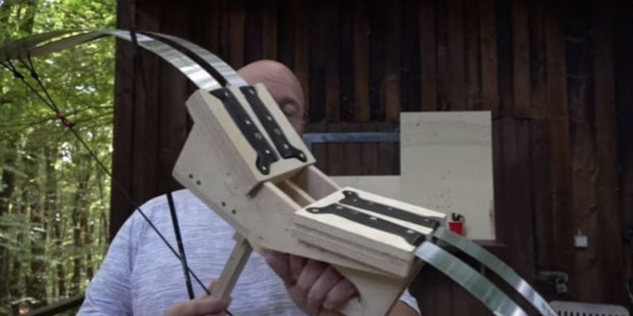 Video: JoergSprave Fashioned Four Machetes Into a Functional Bow