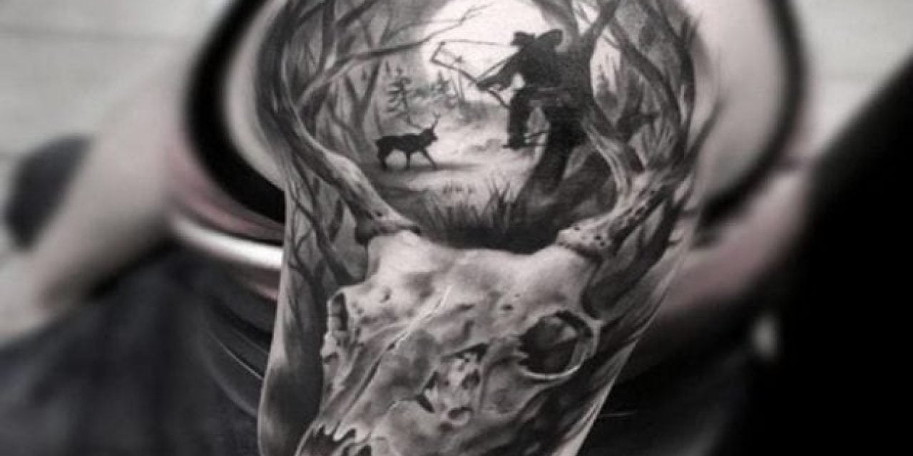 20 Great Hunting Tattoos You’ll Want to Get