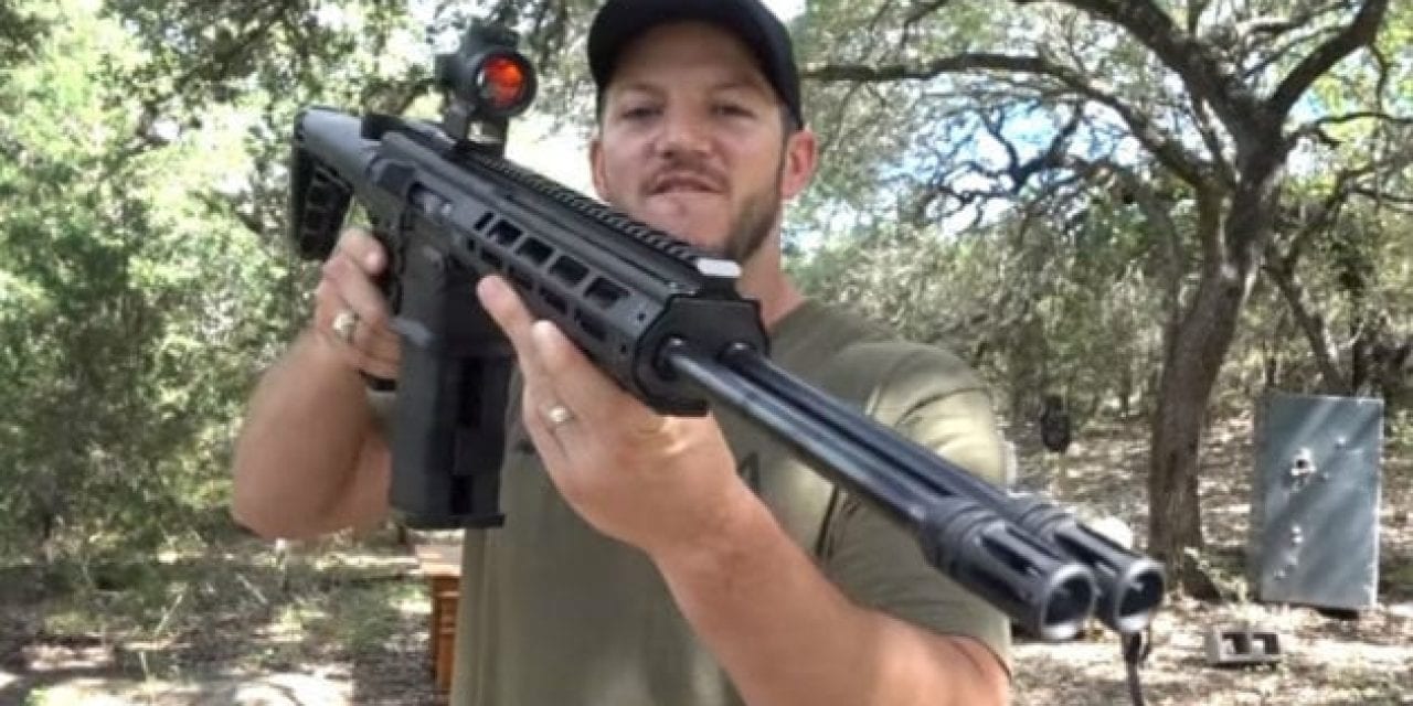 Video: Demolition Ranch Tests Out a Double-Barreled AR, the DBR Snake