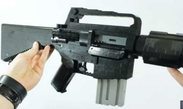 Video: You Won’t Believe the Detail on this Full-Size Lego Replica of an M16A1