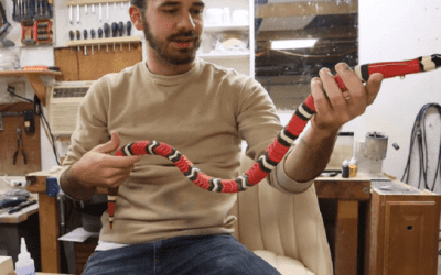 Video: Watch This Guy Make an Incredible 100-Piece Milk Snake Lure