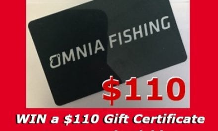 Win A $110 Gift Certificate from Omnia Fishing, www.omniafishing.com
