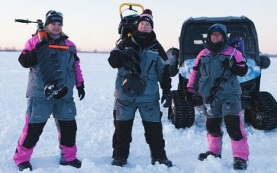Women Ice Angler Project on Lake Superior’s Chequamegon Bay Jan. 23-27