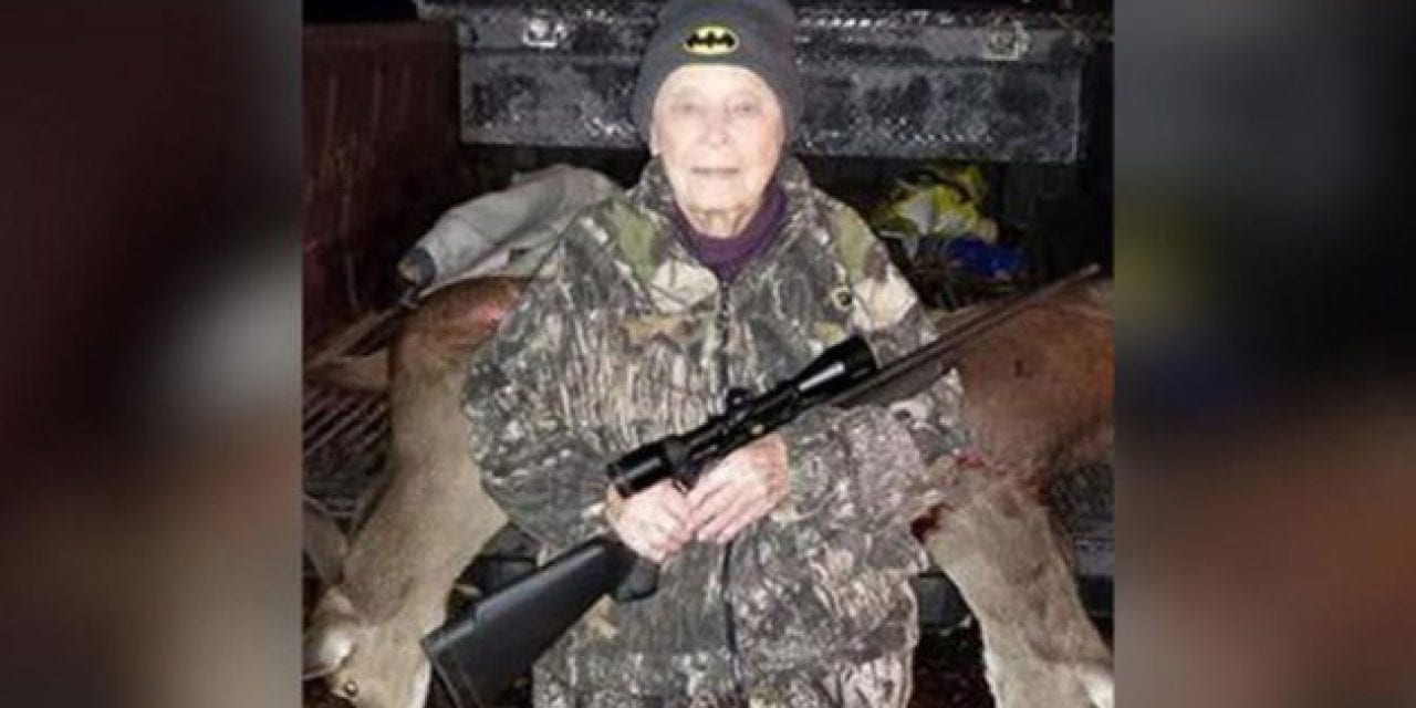 101-Year-Old Woman Shoots Two Deer With One Shot