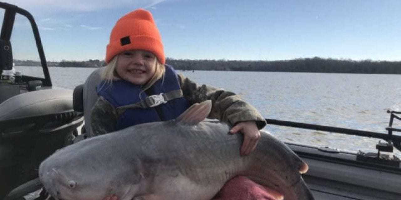 6-Year-Old Girl Lands Monster 58-Pound Catfish