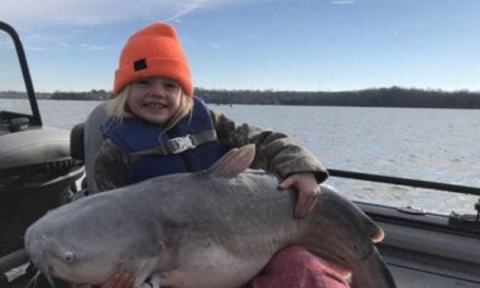 6-Year-Old Girl Lands Monster 58-Pound Catfish