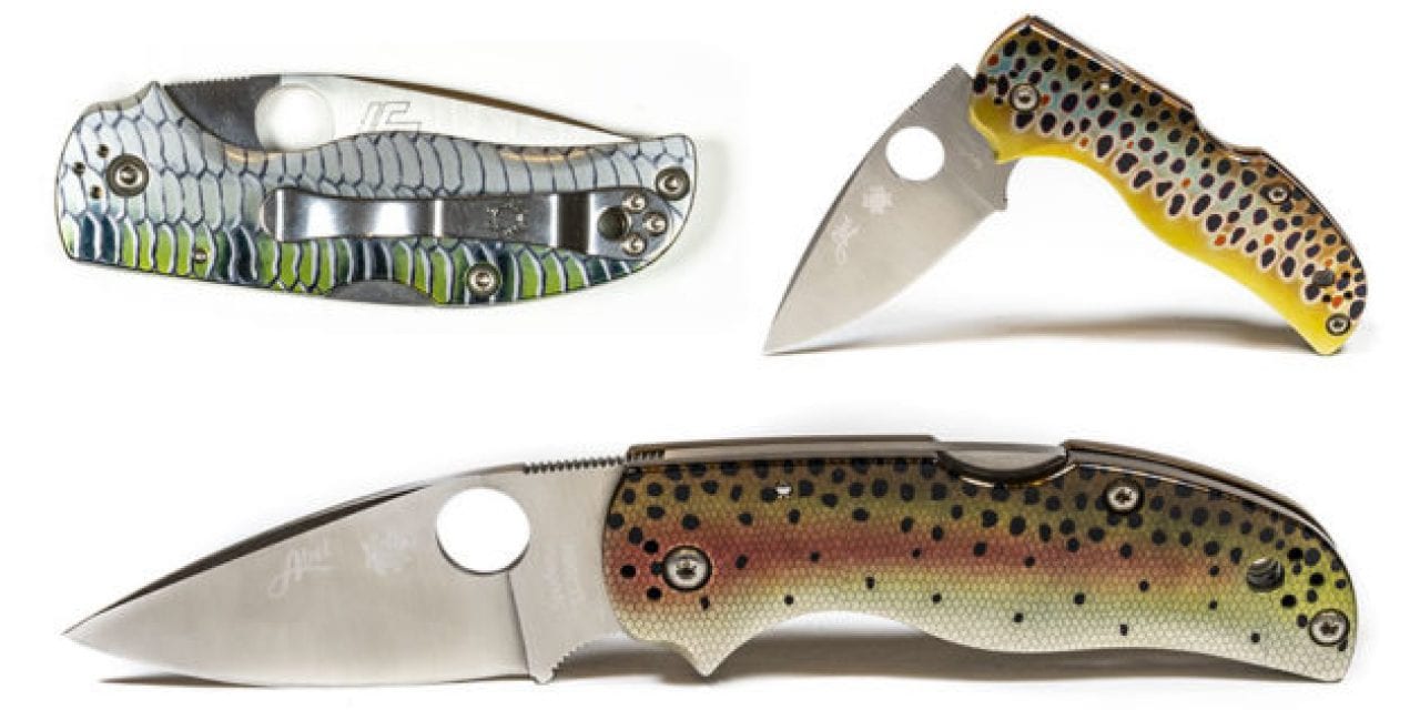 Abel Fly Reels and Spyderco Collaborate to Create Stunning Folding Knife