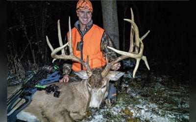 Josh Bowmar Shoots a Beautiful 215″ Ohio Whitetail