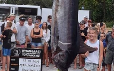 Teen Catches Potential World-Record Blue Marlin