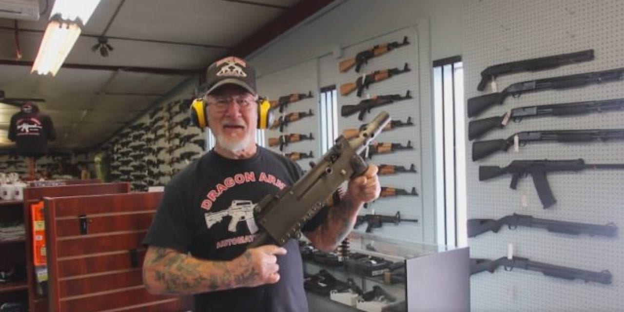 VIDEO: Dragonman Spraying Ammo With a WWII Browning Machine Gun Will Make Your Day