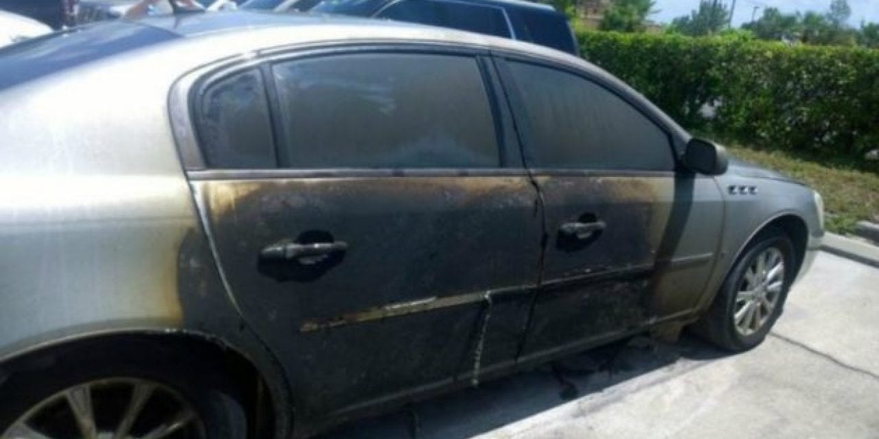 Deputy Couldn’t Rescue Family From a Burning Car, So He Shot It With His Gun