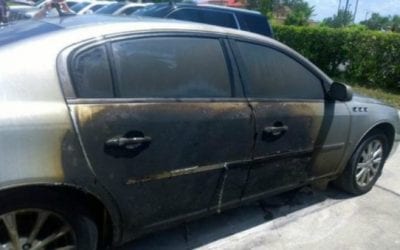 Deputy Couldn’t Rescue Family From a Burning Car, So He Shot It With His Gun