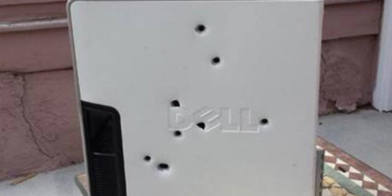 Man Takes Frustrations Out on Computer…By Shooting It With a 9mm