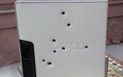Man Takes Frustrations Out on Computer…By Shooting It With a 9mm