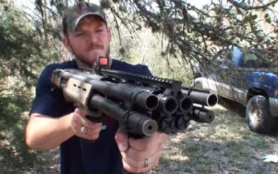 The Quad Barreled Shotgun is a Totally Insane Experiment